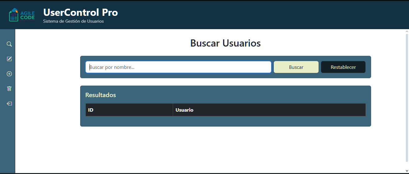 Sistema de Gestión de Usuarios